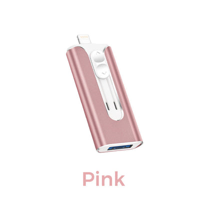 64GB Micro USB + MFi Certified Lightning + 8 Pin + USB 3.0 ⚡4 in1 Flash Drive for iPhone/iPad/Android/PC⚡