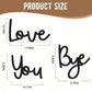 💝Valentine’s Day Gift Idea 49% OFF🎁Wooden Wall Hanging Sign Decoration - No Wall Damage
