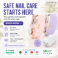 2-in-1 Electric Automatic Nail Clipper with Polisher
