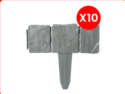 ⏰🔥LIMITED TIME 50% OFF! 🏡 Imitation Stone Garden Fence – Realistic Look, Easy Install & Expandable Design 🌿✨
