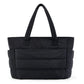 💜Hot Sale 50% OFF 👜Women's Waterproof Bubble Bag 20L Fluffy Tote Bag Quilted Laptop Shoulder Handbag
