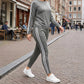 🥳2026 HOT SALE🥳💞50K+ SOLD!👚🌳 50% OFF NOW! 🏃‍♀️ Women's 2-Piece Tracksuit – Soft fleece lining, gentle on skin! Relaxed fit, easy pull-on waistband. Perfect for morning walks, yoga or lounging. Moves with you, never binds. ☁️🧘‍♀️