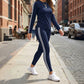 🥳2026 HOT SALE🥳💞50K+ SOLD!👚🌳 50% OFF NOW! 🏃‍♀️ Women's 2-Piece Tracksuit – Soft fleece lining, gentle on skin! Relaxed fit, easy pull-on waistband. Perfect for morning walks, yoga or lounging. Moves with you, never binds. ☁️🧘‍♀️