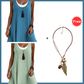 ⏳Limited time – 50% OFF⏰💃Women's Casual Loose Sleeveless Fake Two Piece Tank Dress