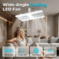 💡 2-in-1 LED Ceiling Fan Light – Dual Cooling, Ultra Bright, Tool-Free Install 🌀