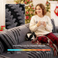 🛋️50% OFF NOW! Soft Plush Non‑Slip Couch Cover‑Thick Striped Sofa Throw Cover, Cozy Winter‑Friendly Furniture Protector for Living Room, Anti‑Slip Universal Sofa Slipcover