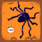 🎃Halloween Black Spider Decoration with Light🕷️