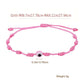 📢📢50% OFF !! ⏰Men's & Women's 4-Piece Braided Strings Charm Bracelets Set with Rhinestones