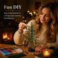 ⏳LAST DAY SALE ONLY ￡10.99!🎄✨ DIY Beaded Christmas Tree Kit – 🎅Create Your Own Sparkling Holiday Decoration