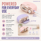 2-in-1 Electric Automatic Nail Clipper with Polisher