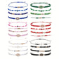 📢📢50% OFF !! ⏰Men's & Women's 4-Piece Braided Strings Charm Bracelets Set with Rhinestones
