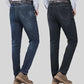 😎New Arrival👖Men's Elastic High Waist Straight Leg Jeans