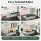 🚰 50% OFF! 🧽 2-in-1 Sink Organizer Rack – Expandable & towel drying bar ✨