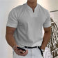 👕 60% OFF NOW! 💎 Men's Gentleman Business Short Sleeve V-Neck T-Shirt – Breathable Cotton Blend, Classic Fit & Available Up to 5XL ✨