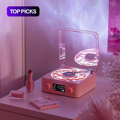 Multi-Function Retro Record Player Styled Natural Sleep Aid Sound Bluetooth Stereo