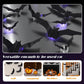 2026 New Halloween 3D Lighted Bats, LED Purple Lighted 3D Bats Halloween Decoration, Upgrade LED Glowing Bat Group Hanging Wall Luminous Glow Clings Multipack