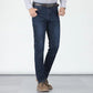 😎New Arrival👖Men's Elastic High Waist Straight Leg Jeans