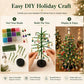 ⏳LAST DAY SALE ONLY ￡10.99!🎄✨ DIY Beaded Christmas Tree Kit – 🎅Create Your Own Sparkling Holiday Decoration