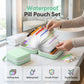 🥳2026 HOT SALE🥳💞50K+ SOLD!💊🧳 50% OFF! A8 Waterproof Pill Pouch Set – 14 colour‑coded pouches, waterproof & crush‑proof shell. Holds 7‑14 days of meds – perfect for travel & daily routines! 🗓️✨