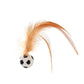 🔥2026 HOT SALE🐱 Interactive Cat Bouncy Ball with Feather