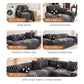 🛋️50% OFF NOW! Soft Plush Non‑Slip Couch Cover‑Thick Striped Sofa Throw Cover, Cozy Winter‑Friendly Furniture Protector for Living Room, Anti‑Slip Universal Sofa Slipcover