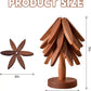 💖Limited sale 50% off💖 Insulated coasters Solid wood coasters in the shape of a Christmas tree