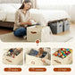 ⏰🔥LIMITED TIME 50% OFF! 👟 Fabric Shoe Organizer Storage Box – Foldable, Large Capacity, Dustproof & Breathable for Closet & Bedroom 🧺✨