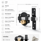 🔒 LIMITED-TIME 50% OFF! ✨ Heavy-Duty Long Throw Gate Lock – Dual-Sided Key, 5 Keys Included 🏡