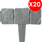 ⏰🔥LIMITED TIME 50% OFF! 🏡 Imitation Stone Garden Fence – Realistic Look, Easy Install & Expandable Design 🌿✨