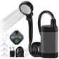 Portable Camping Shower with Rechargeable Pump