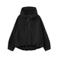 🧥Wide-Brim Hood💧Short Oversized Rain Jacket With Bubble Hem,Adjustable Cuffs