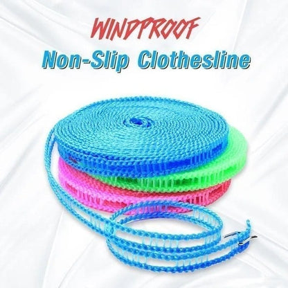 Windproof Non-Slip Fence Style Clothesline