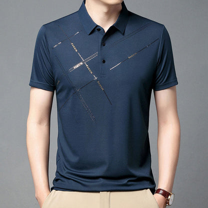 👕 50% OFF NOW! ❄️ Men's Ice Silk Stretch Shirt – Cool & Comfortable – Breathable, lightweight & perfect for summer, office or travel ✨