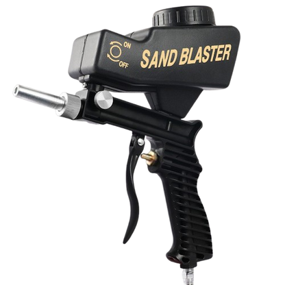 🚀 Portable Pneumatic Sand Blaster Gun – Rust Removal, Polishing & Detailing Tool