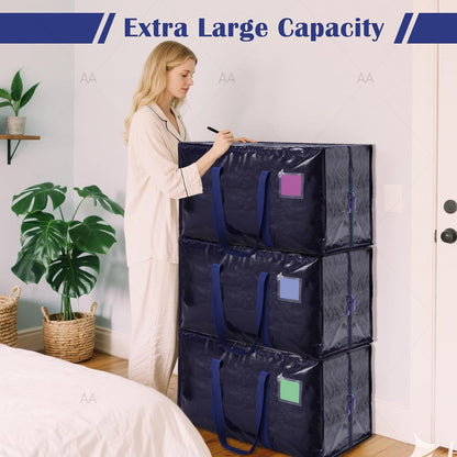 Heavy-Duty Moving & Storage Bags - Waterproof Reusable Packing Solution for UK Homes