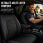 Universal PU Leather Car Seat Cover Set