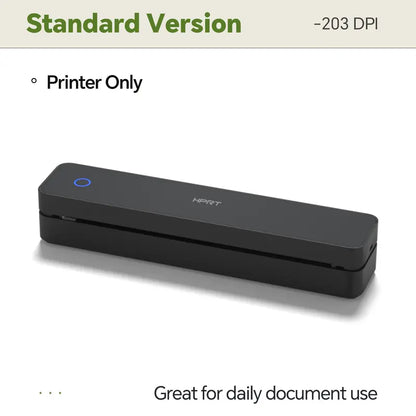 Portable Wireless Bluetooth Thermal Printer, Inkless Travel Printer for iOS Android Laptop, Mobile Printer for Home Office, Supports 8.5x11 US Letter & A4 Paper