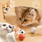 🔥2026 HOT SALE🐱 Interactive Cat Bouncy Ball with Feather