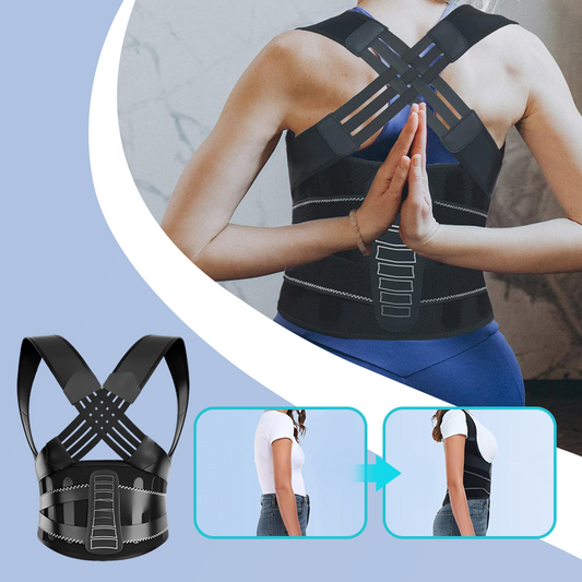 🔥LAST DAY SAVE 65% OFF👍Strong Support Universal Adjustable Back Posture Corrector🏃‍♂️