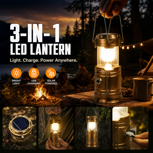 ⏳Time-Limited Special 75%OFF!!⏰Careluxpro Solar-powered retractable camping lantern⛺️