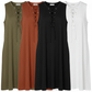 👗 50% OFF NOW! 👡 Fashion Sleeveless Lace-Up Cotton Blend Dress – Breathable, adjustable fit & perfect for warm weather – casual or dressy with a boho touch 🌿