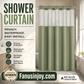 🔥Limited Special 50% OFF！🛁Easy installation, waterproof & privacy protection！🚿Waffle Pattern Shower Curtain