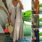 👗 LIMITED-TIME 50% OFF! ✨ Women's Casual Long Dress – V-Neck, Loose, Flowy 🌾