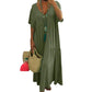 👗 LIMITED-TIME 50% OFF! ✨ Women's Casual Long Dress – V-Neck, Loose, Flowy 🌾