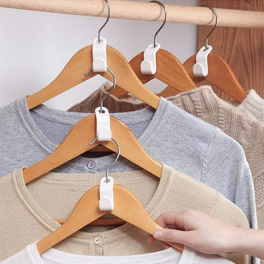 4PCS Space-Saving Hanger Connector Hooks