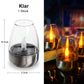 ✨Solar Power Tea Lights Outdoor Flameless Flicker IP65 Waterproof Table Lamp LED Candles with Dusk to Dawn Sensor for Lantern Garden Camping Party Home Decorations Warm Color🔥🕯️