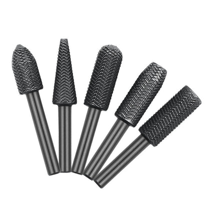 🔩 LIMITED-TIME 50% OFF! ✨ 5-Piece Rotating Steel File Set – Deburing, Grinding, Durable 🛠️