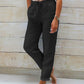 🌸LAST DAY SPECIAL PRICE: ￡10.99!!🌸Women's  Elastic Waist Cotton Linen Casual Pants