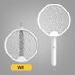 🔥 50% OFF Now 🦟💥 2-in-1 Electric Bug Zapper – Handheld & Racket Mode | Safe, Clean & Satisfying! ✅