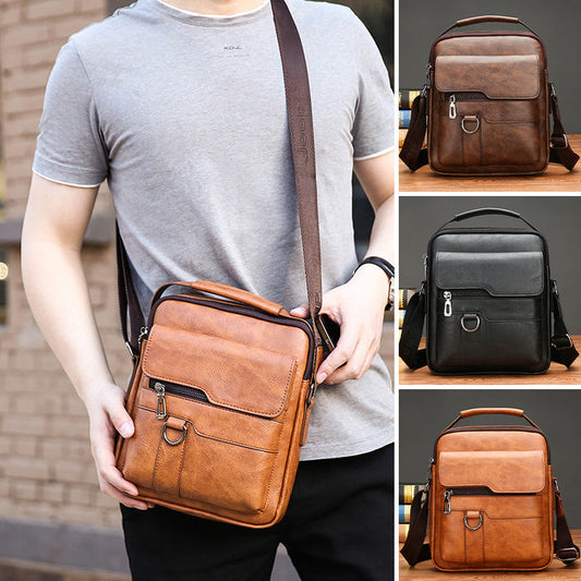 💼60% OFF NOW! ✨ Men's Business Casual Large Capacity Bag - Durable Nylon with Laptop Compartment & Organized Pockets for Work & Travel 🚀👜